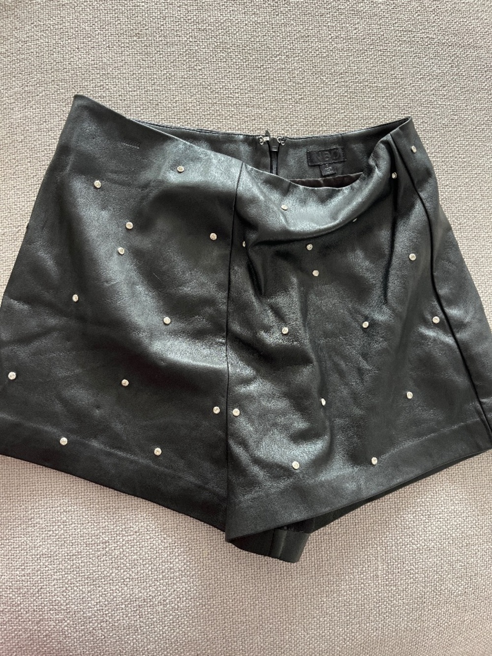 NBD Faux Leather Shorts for Nightlife wear